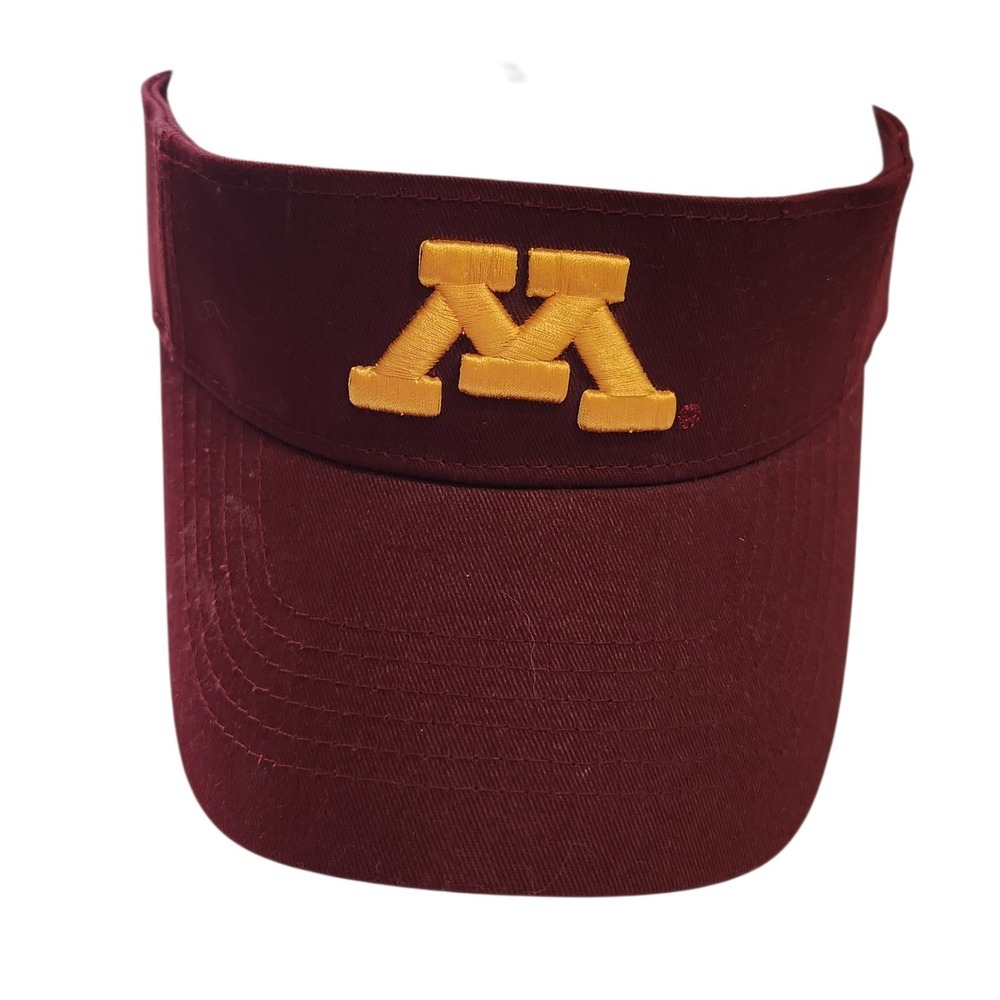 Minnesota Golden Gophers Top of the World Visor Hat Maroon Gold Adjustable NCAA